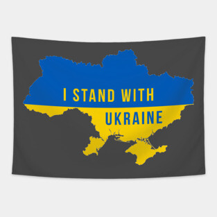 i stand with ukraine Tapestry