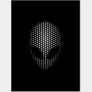 Alien Head Posters and Art