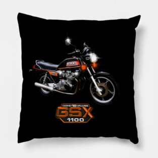 The Classic Suzuki GSX 1100 DOHC design by MotorManiac Pillow