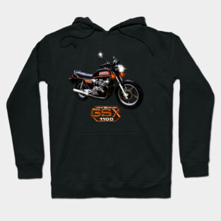 The Classic Suzuki GSX 1100 DOHC design by MotorManiac Hoodie