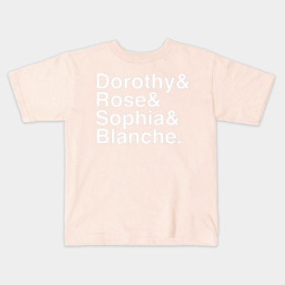 Golden Girls Helvetica Kids T-Shirt