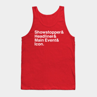 HBK Showstopper Helvetica Tank Top