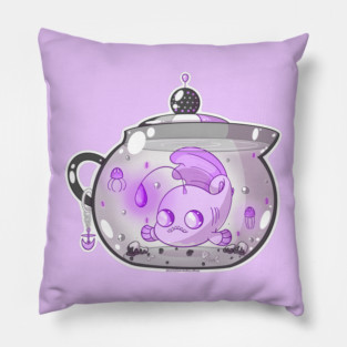 LGBT Communi-Tea Asexual Pride Pillow