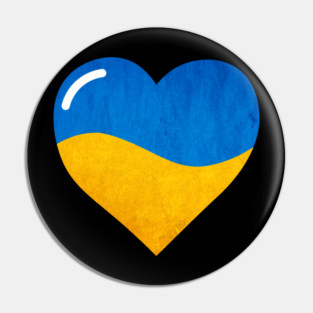 The Flag of Ukraine, Heart Pin