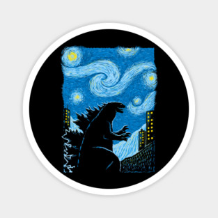 Gogh-Zilla Magnet