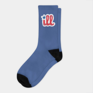 Ill Phillies Distressed Shirt Socks
