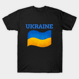 The Flag of Ukraine, ukranian flag T-Shirt
