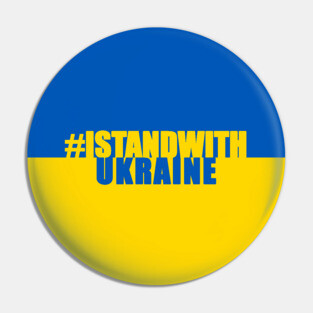 I Stand with Ukraine Pin