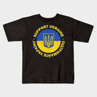 Support Ukraine - Stop the war Kids T-Shirt