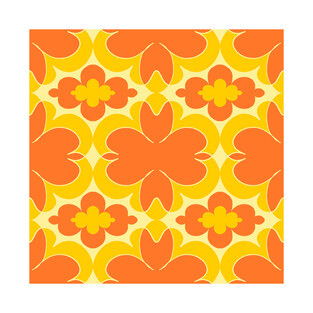 Groovy Retro Floral T-Shirt