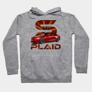 Tesla Model S Plaid Mode v2 Hoodie