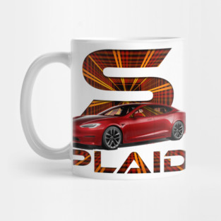 Tesla Model S Plaid Mode v2 Mug