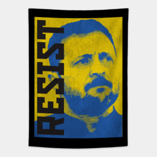 Zelensky Ukrainian Resistance Tapestry