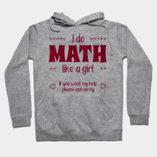 Math Like a Girl Hoodie