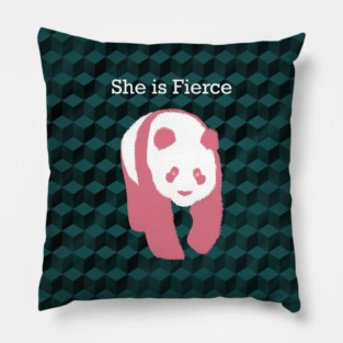 She is Fierce Pillow