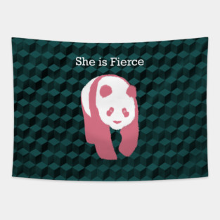 She is Fierce Tapestry