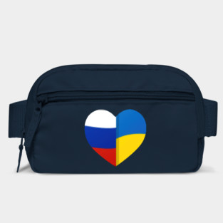 Peace heart russia urkrainia Bag