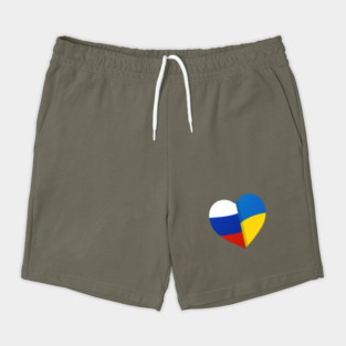 Peace heart russia urkrainia Shorts