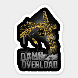 Tower Crane Accident Sticker