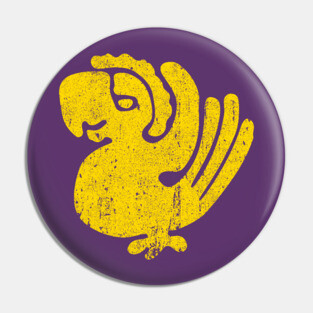 Purple Parrots Pin