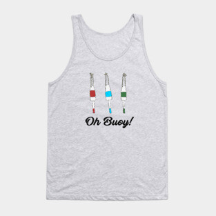 Oh Buoy Nautical Graphic Tank Top