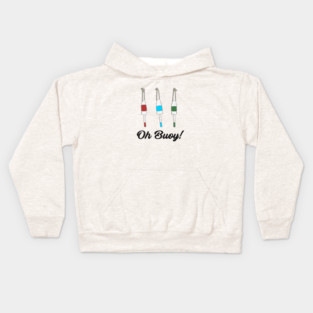 Oh Buoy Nautical Graphic Kids Hoodie