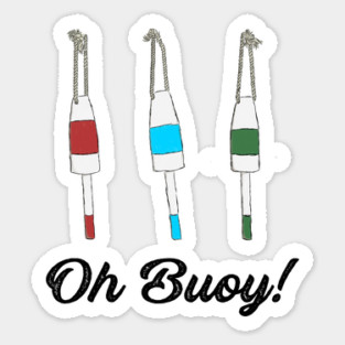 Oh Buoy Nautical Graphic Sticker