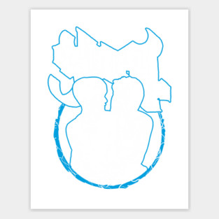 Ghost (Blue) Sticker