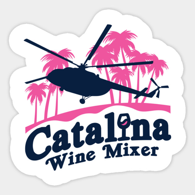 Catalina Wine Mixer Sticker by stayfrostybro