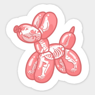 Balloon Animal Skeleton Magnet