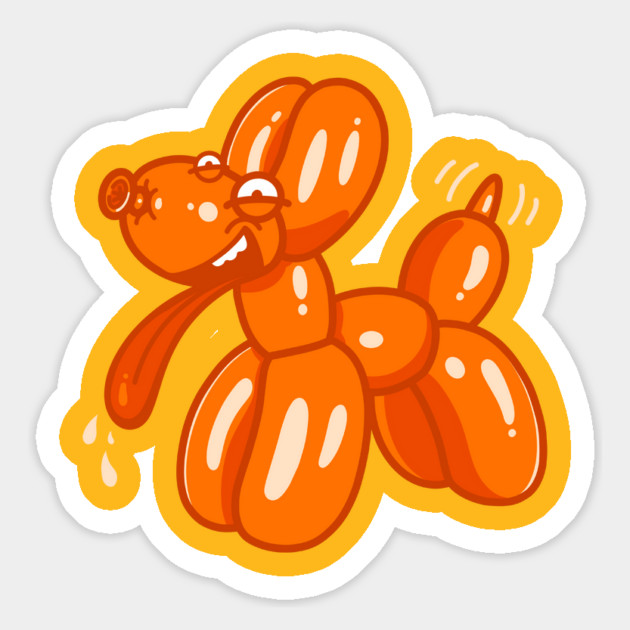 Balloon Dog Art Magnet by stayfrostybro