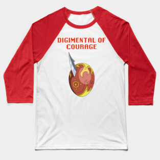 Digimental of Courage Baseball T-Shirt