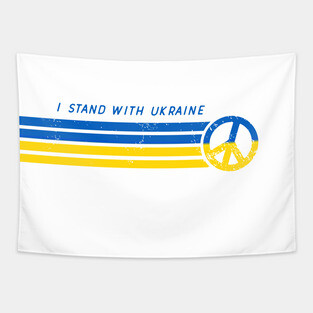 I Stand with Ukraine Tapestry