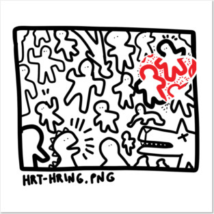 Not Haring Posters and Art