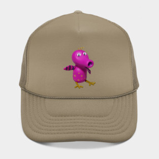 Cute pink bird Monster Hat