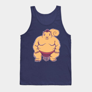 Sumo Squirrel Tank Top