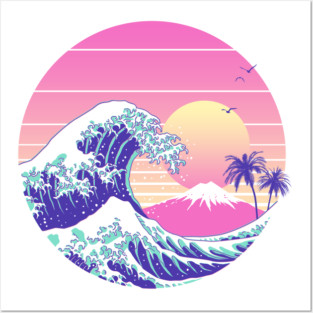 The Great Dream Wave Front and Back Print Posters and Art