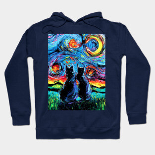 van Gogh's Cats Hoodie
