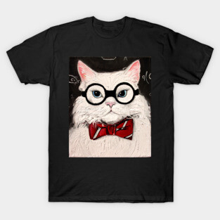 Chemistry Cat Contemplates the Science of Catnip T-Shirt