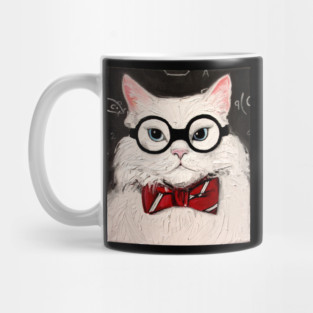 Chemistry Cat Contemplates the Science of Catnip Mug