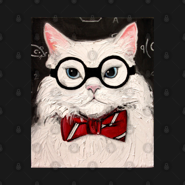 Chemistry Cat Contemplates the Science of Catnip by sagittariusgallery