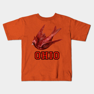 Vintage Style Ohio Cardinals Kids T-Shirt