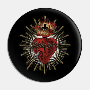 Sacred Heart of Jesus Christ Pin