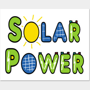 Solar Power Posters and Art