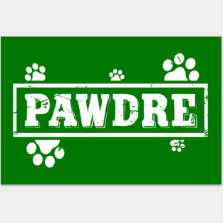 Dog Dad Pawdre Dog Owner Puppy Daddy Father Dogs Friendly Posters and Art