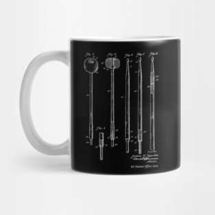 Awesome Gift For The Drummer Vintage Patent Image Drumsticks 1929 Mug