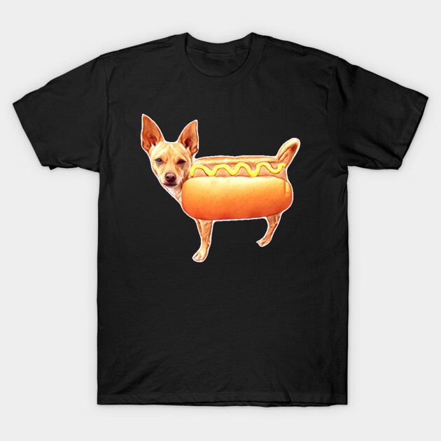 Funny Chihuahua Hot Dog Chihuahua Lover T-Shirt TeePublic