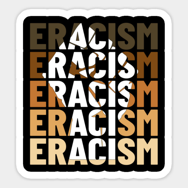 Eracism Erase Racism Black Lives Matter Magnet by UrbanLifeApparel
