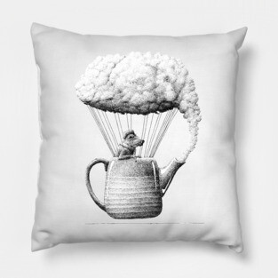 kikker onder wolk Pillow