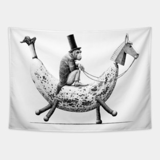 aap op banaan Tapestry